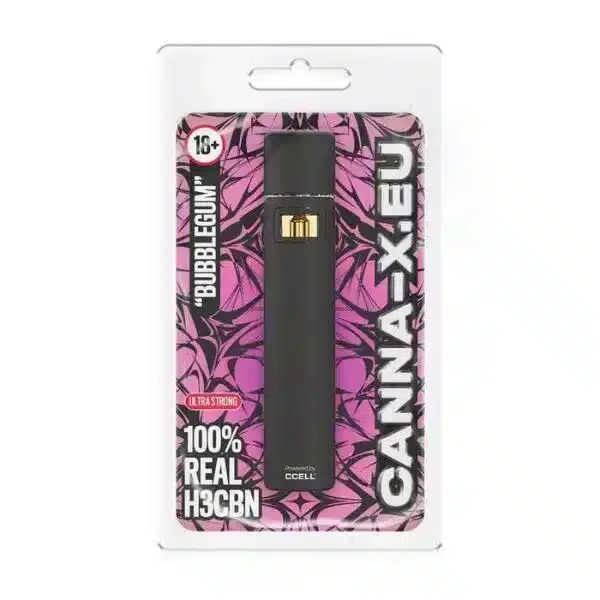 Φωτογραφία προϊόντος: Canna-X Disposable Vape Pen 91% H3CBN Bubblegum – 1ml