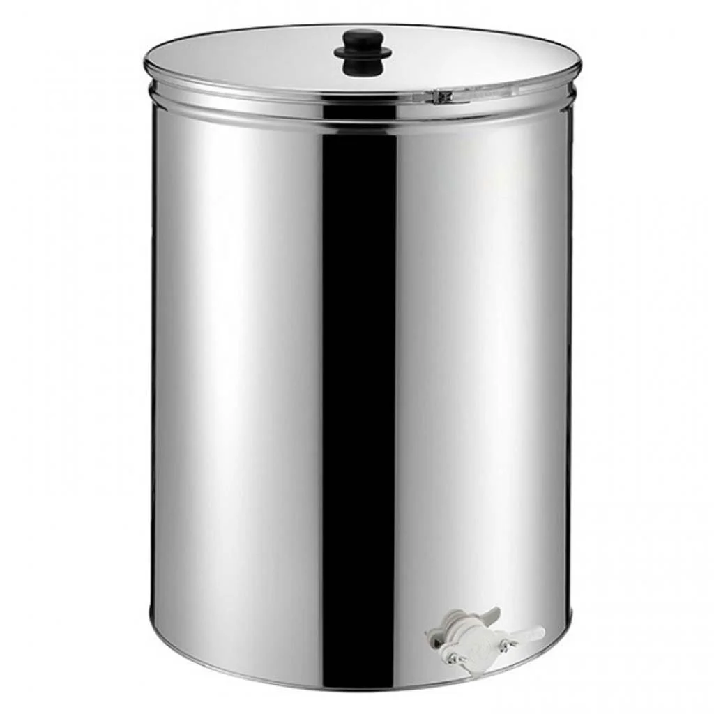 Φωτογραφία προϊόντος: METAL BOX MetalBox Δοχείο Inox Ανοικτού Τύπου για Μέλι 300lt-420kg με Κόφτρα/Κάνουλα STARBOX-300