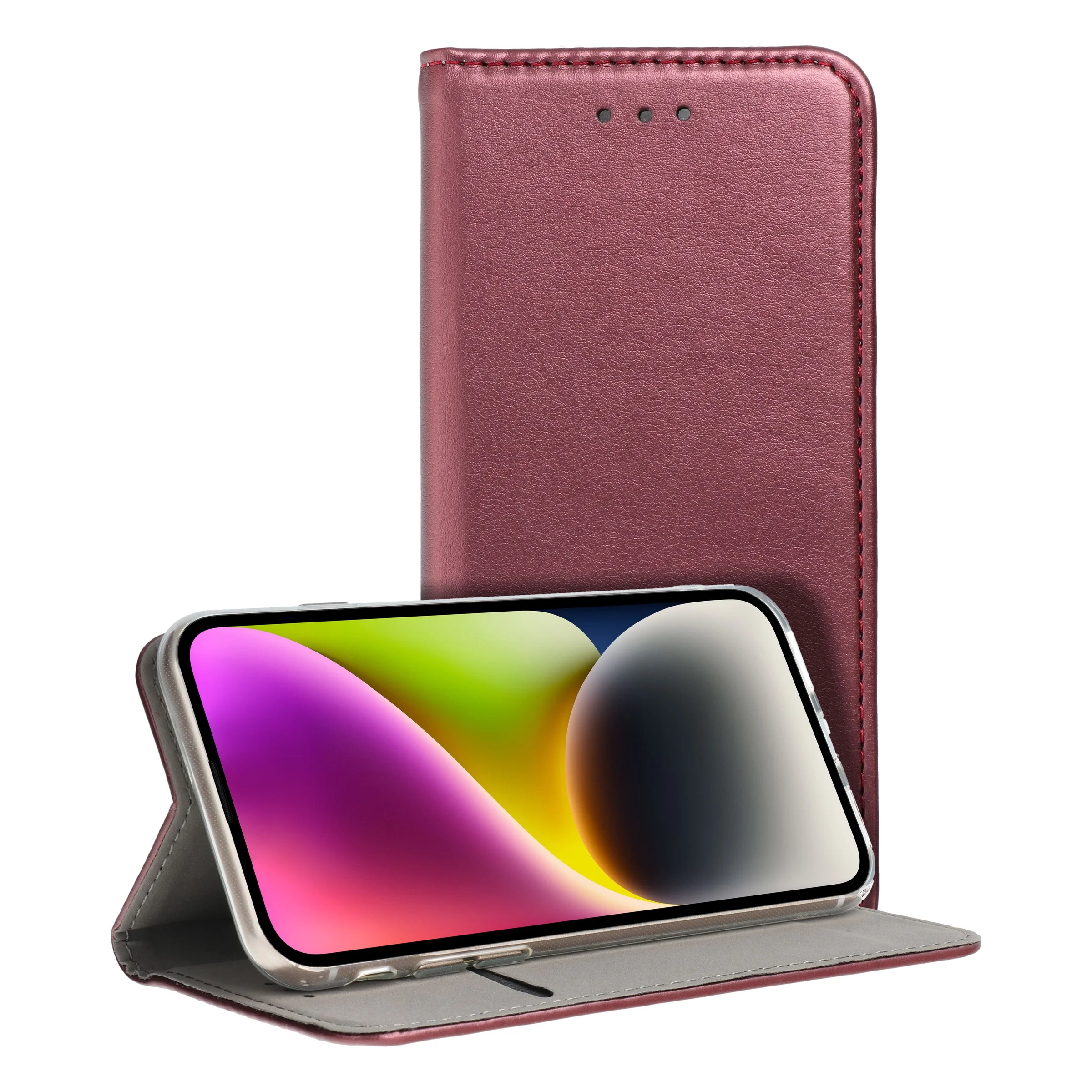 Φωτογραφία προϊόντος: . SMART MAGNETO Book case for XIAOMI Redmi Note 14 5G burgundy