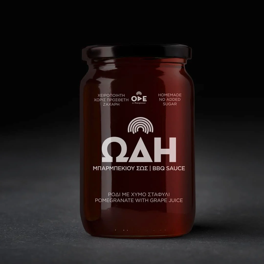 Φωτογραφία προϊόντος: Ωδή στό Ρόδι BBQ Sauce Ρόδι με Σταφύλι -780gr