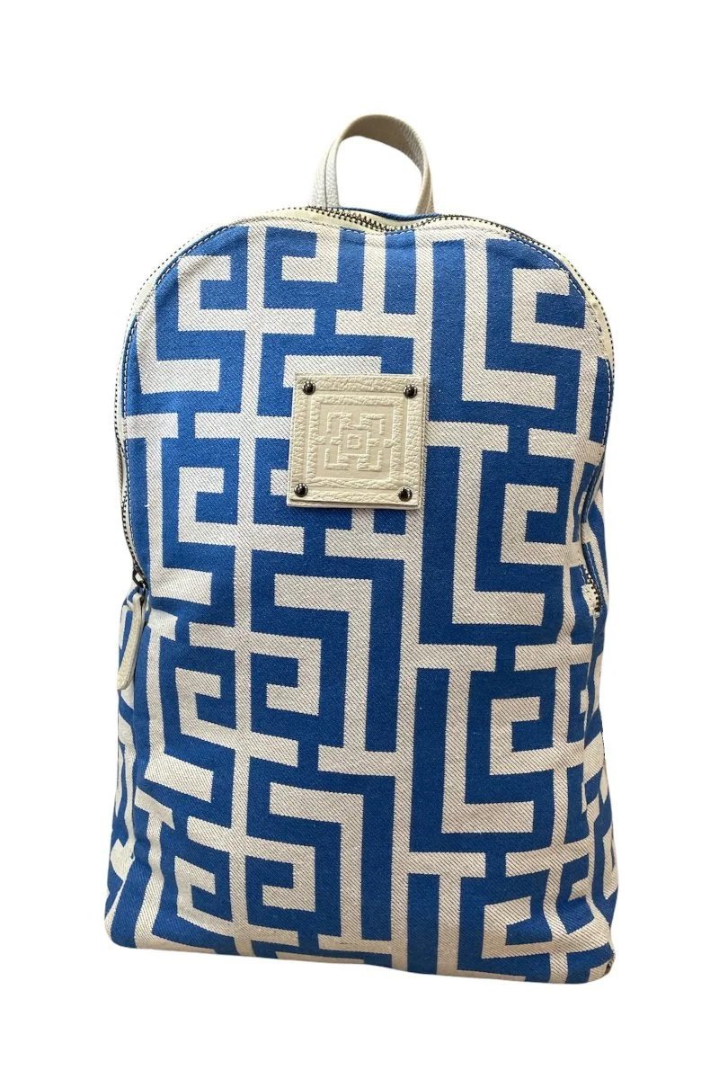 Φωτογραφία προϊόντος: Midneto Kimon I Beige Blue Labyrinth Bag