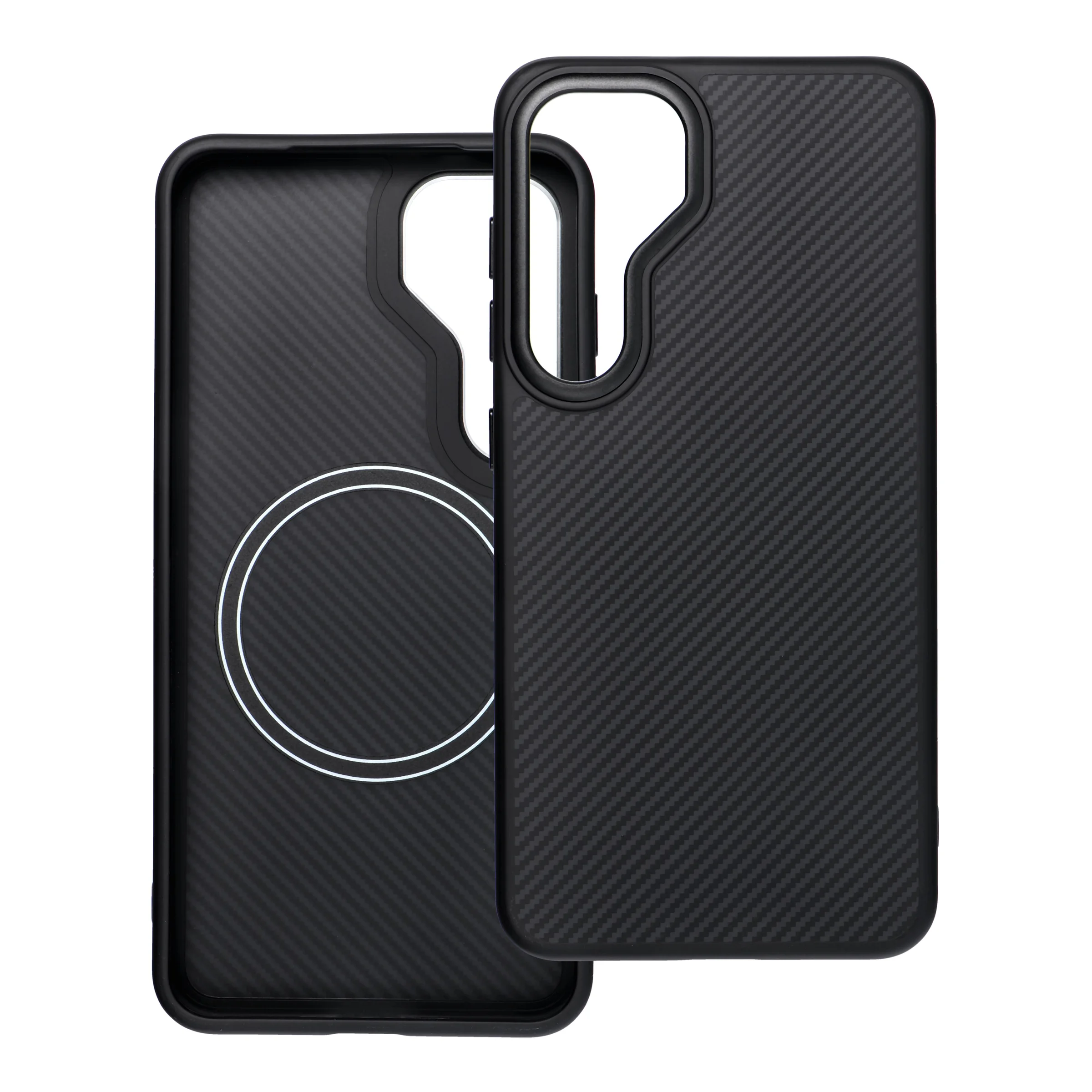 Φωτογραφία προϊόντος: . Carbon Elite Mag Cover compatible with MagSafe for SAMSUNG S25 ULTRA black