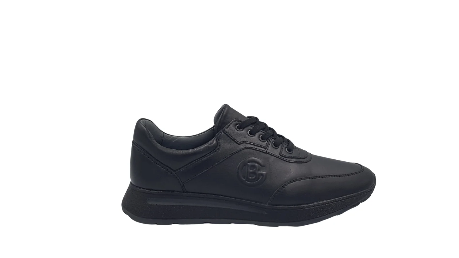 Φωτογραφία προϊόντος: Ανδρικά Δέρματινα Sneakers - 1520 - Μαύρο