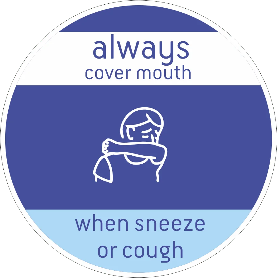 Φωτογραφία προϊόντος: FRITZYART Αυτοκόλλητο basic rules "Sneeze"