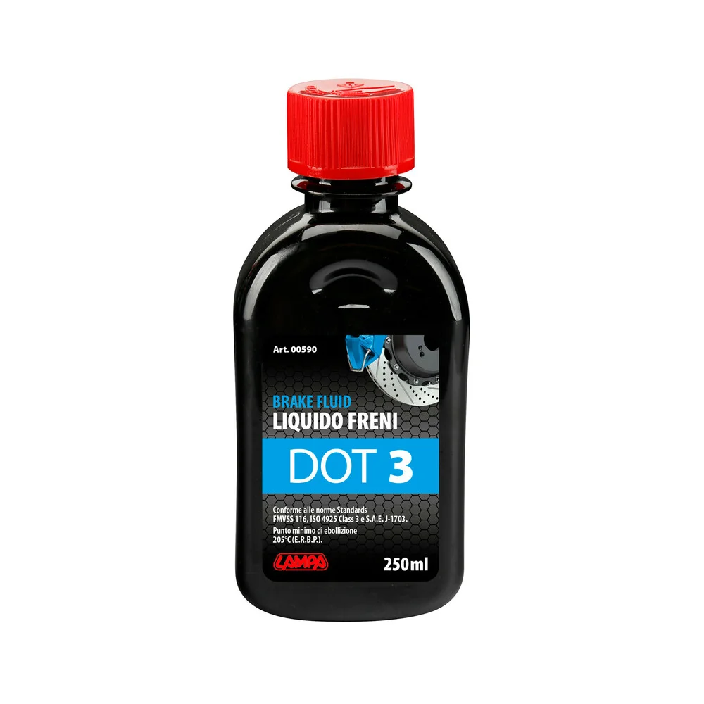 Φωτογραφία προϊόντος: Lampa ΥΓΡΟ ΦΡΕΝΩΝ DOT 3 - FMVSS 116 / ISO 4925 CLASS 3 / SAE J-1703 250ml LAMPA - 1 ΤΕΜ. L0059.0