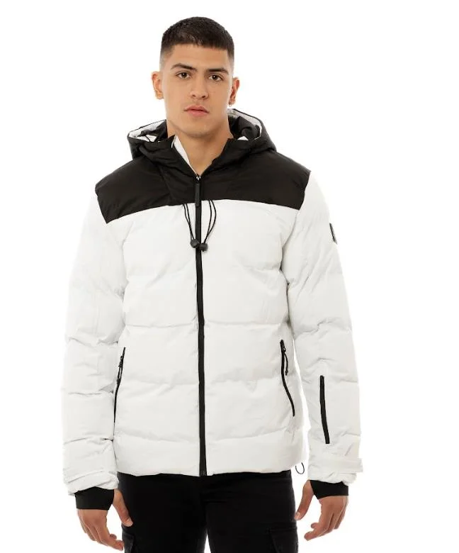 Φωτογραφία προϊόντος: Benation PUFFER TWO COLORS PUFFER JACKET - WHITE