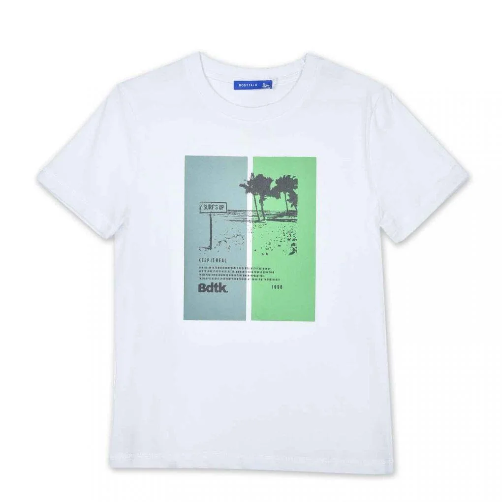 Φωτογραφία προϊόντος: Bodytalk SURFS UP MiniMe B T-SHIRT SS - WHITE