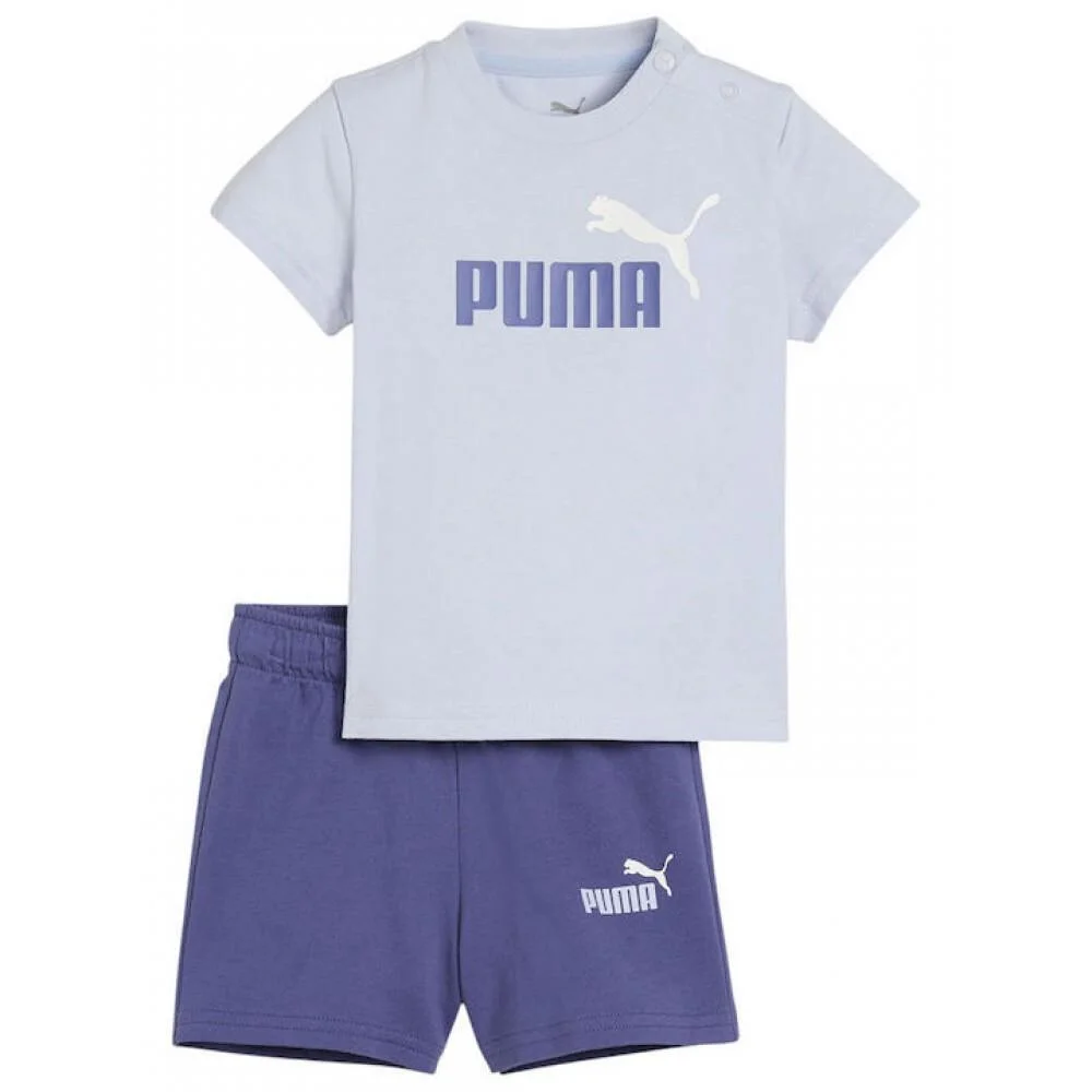 Φωτογραφία προϊόντος: Puma Minicats Essentials Tee and Shorts Set Inf - Cool Weather