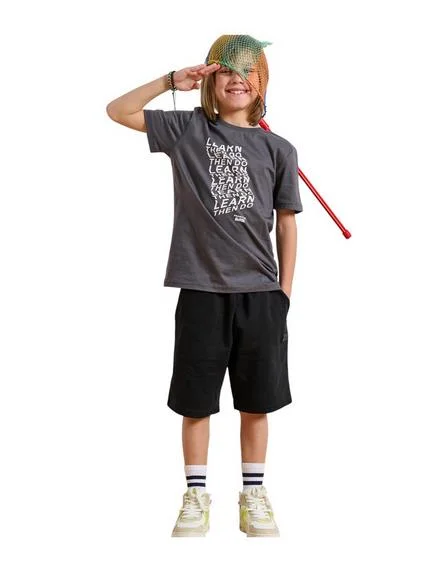Φωτογραφία προϊόντος: Bodytalk SΕΤ TSHIRT SS & WALSHORT - COAL