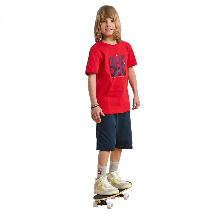 Φωτογραφία προϊόντος: Bodytalk SΕΤ TSHIRT SS & WALSHORT - RED/BLUE