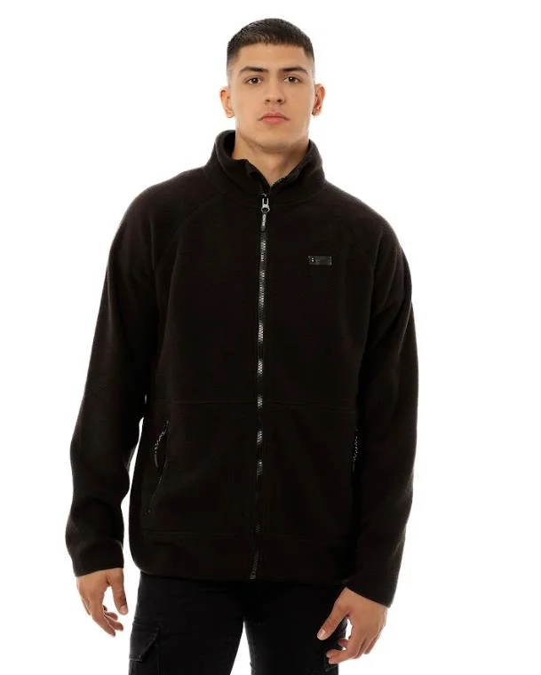 Φωτογραφία προϊόντος: Benation RAGLAN POLAR FLEECE FULL ZIP TOP - BLACK