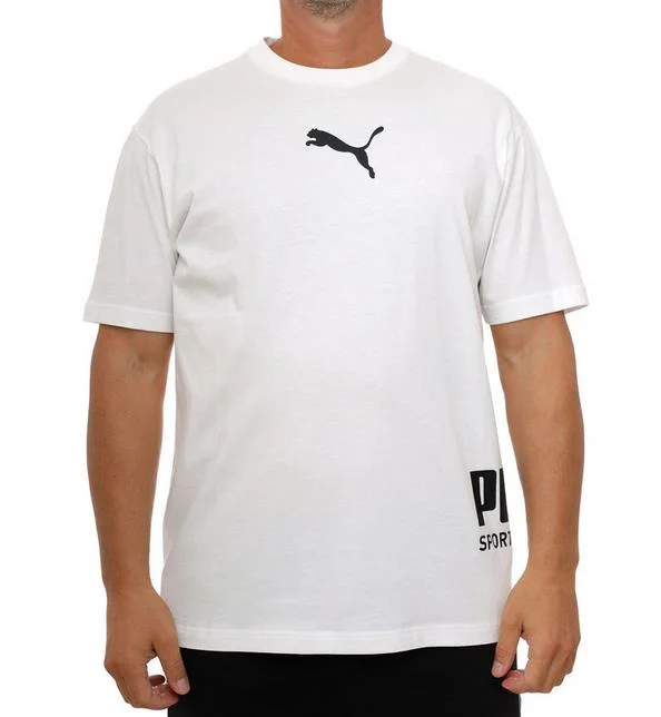 Φωτογραφία προϊόντος: Puma Sport Relaxed Graphic Tee - White/Black