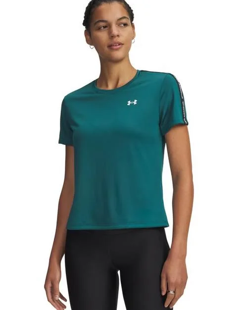 Φωτογραφία προϊόντος: Under Armour Tech WM Tape SS Tee - Green/Black/White