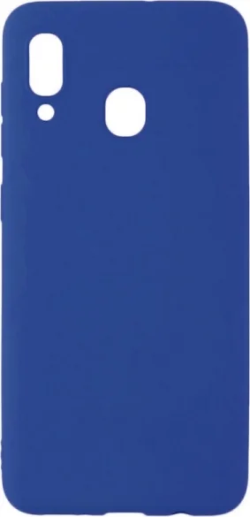 Φωτογραφία προϊόντος: Matt Back Cover Σιλικόνης Navy Μπλε (Galaxy A20e)