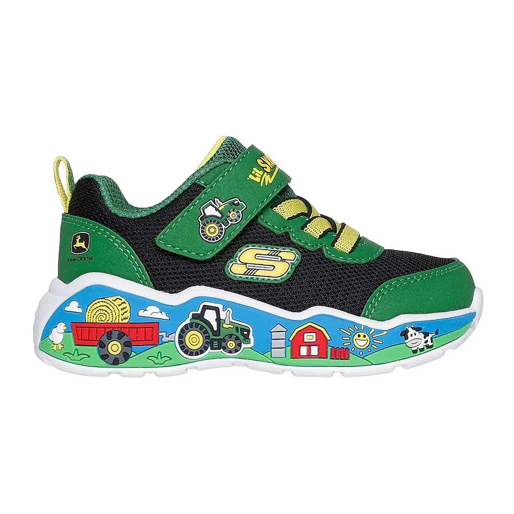 Φωτογραφία προϊόντος: SKECHERS JR INF BARN-SQUAD BUDDIES (407065N-GNBK) ΥΠΟΔΗΜΑ
