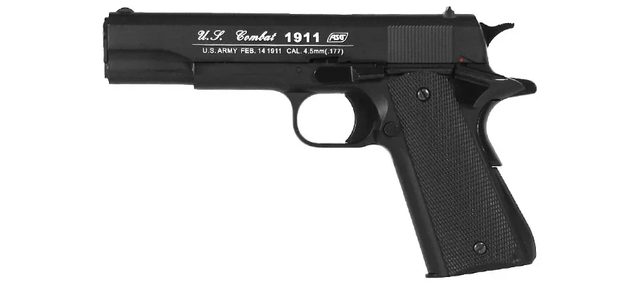 Φωτογραφία προϊόντος: ASG 1911 US-C Black 4.5mm (19818) (Full Metal - Blowback)