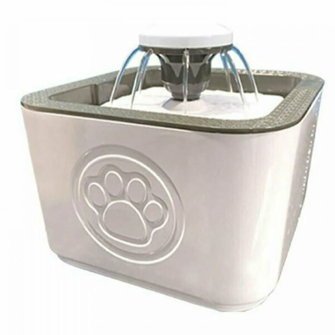 Φωτογραφία προϊόντος: Pet Water Fountain Αυτόματη Πλαστική Ποτίστρα / Συντριβάνι για Σκύλο + Γάτα 3x 2.5lt σε Γκρι Χρώμα