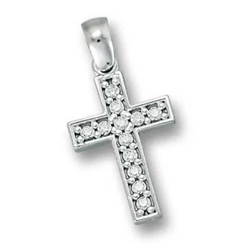 Φωτογραφία προϊόντος: fenixjewelry Λευκός Χρυσός σταυρός 14κ ΣΤ5001Λ