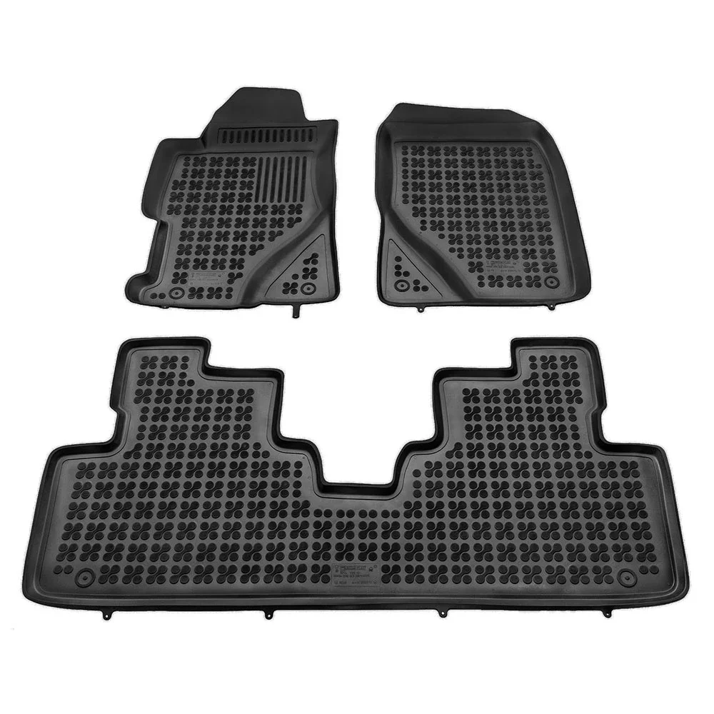 Φωτογραφία προϊόντος: Honda Civic (2001-2005) Sedan λαστιχένια μαύρα πατάκια σκαφάκια Rezaw Plast - 3τμχ