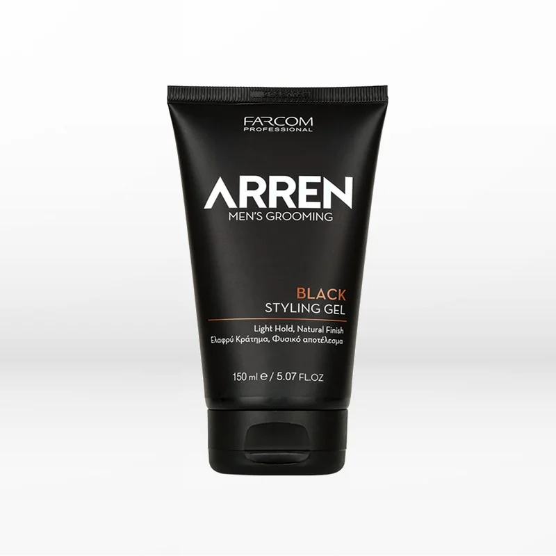 Φωτογραφία προϊόντος: Farcom Professional Arren Men`s Grooming Black Styling Gel 150ml