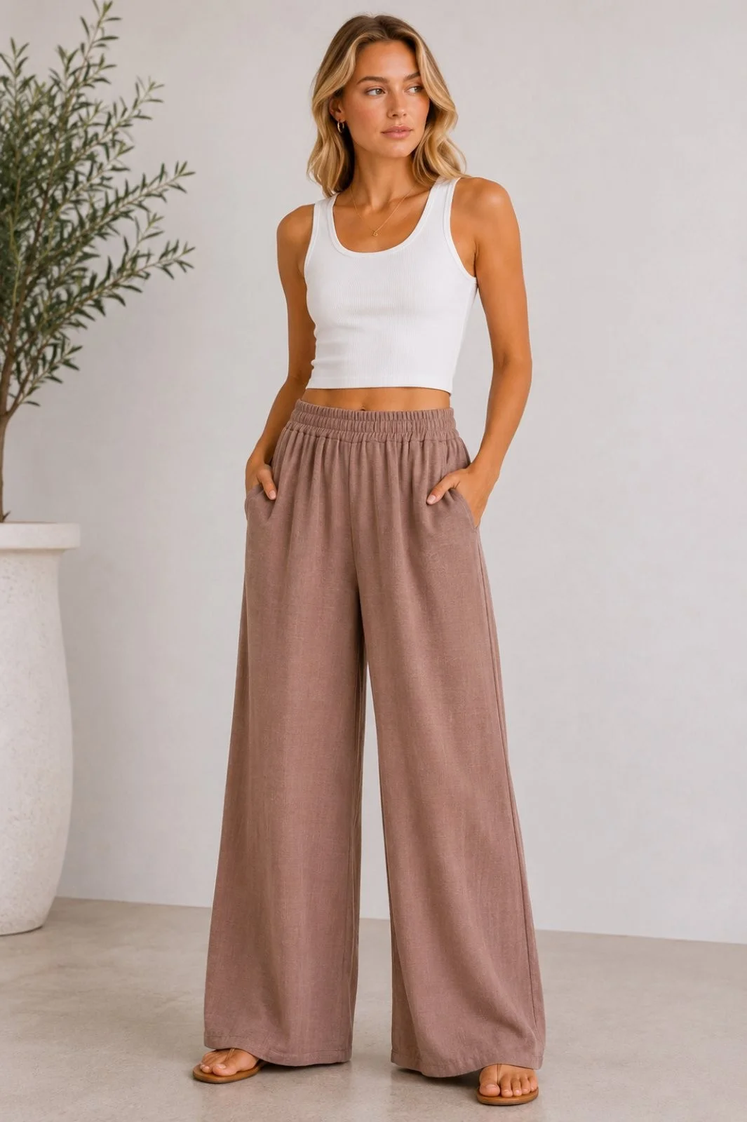Φωτογραφία προϊόντος: ELUNA Sahara Pants σε καφέ Απόχρωση