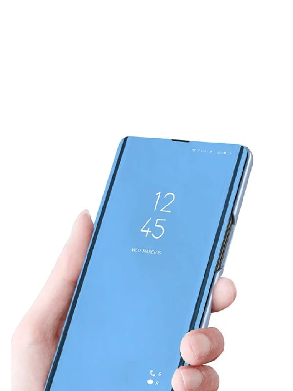 Φωτογραφία προϊόντος: OEM MIRROR CLEAR VIEW ΘΗΚΗ ΒΙΒΛΙΟ ΓΙΑ SAMSUNG GALAXY A72 4G - ΜΠΛΕ