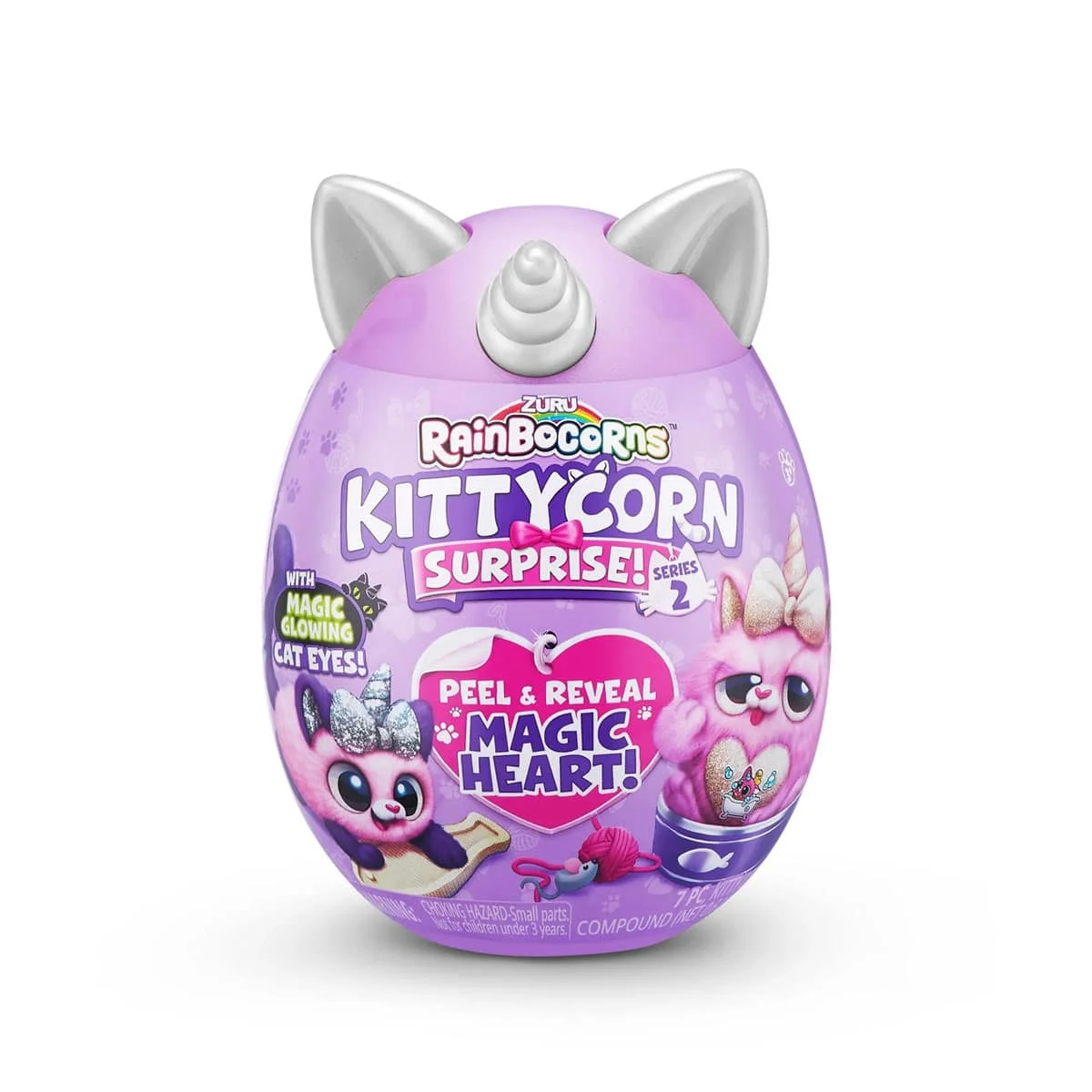 Φωτογραφία προϊόντος: Λούτρινο σε Αυγό Zuru Rainbocorns Kittycorn Surprise Magic Heart Series 2