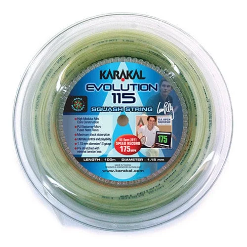 Φωτογραφία προϊόντος: Karakal Evolution 115 Squash Χορδές 100M Coil