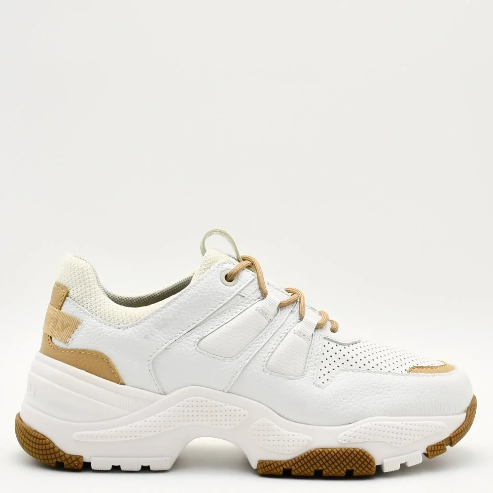 Φωτογραφία προϊόντος: Sneakers Γυναικεία Stonefly 218955 010 Fatura 10 σε λευκό δέρμα nappa