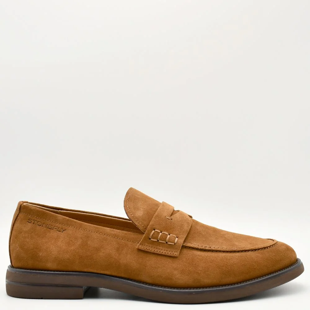 Φωτογραφία προϊόντος: Stonefly Loafers Ανδρικά Calvin 9 velour σε δέρμα καφέ