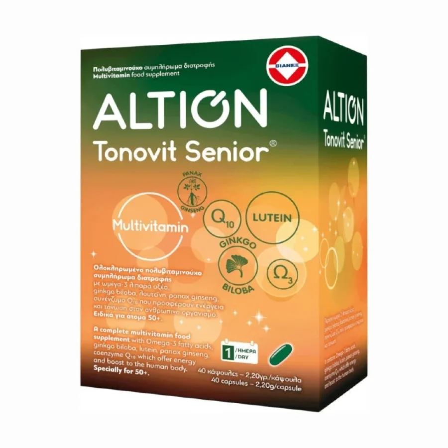 Φωτογραφία προϊόντος: ALTION Tonovit Senior Multivitamin, 30softcaps