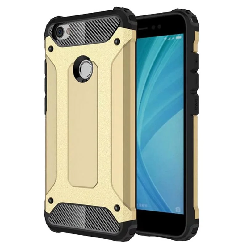 Φωτογραφία προϊόντος: Forcell Hybrid Tech Armor Case Ανθεκτική Θήκη - Gold (Xiaomi Redmi Note 5A)