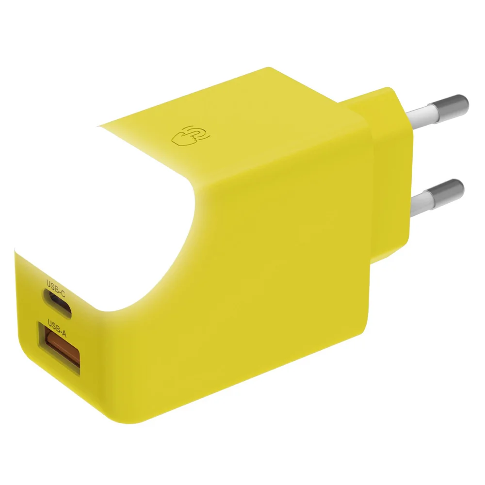 Φωτογραφία προϊόντος: Xoopar Ice-G Gan charger GRS 65W 1xUSB A + 1xUSB C + Torch Yellow