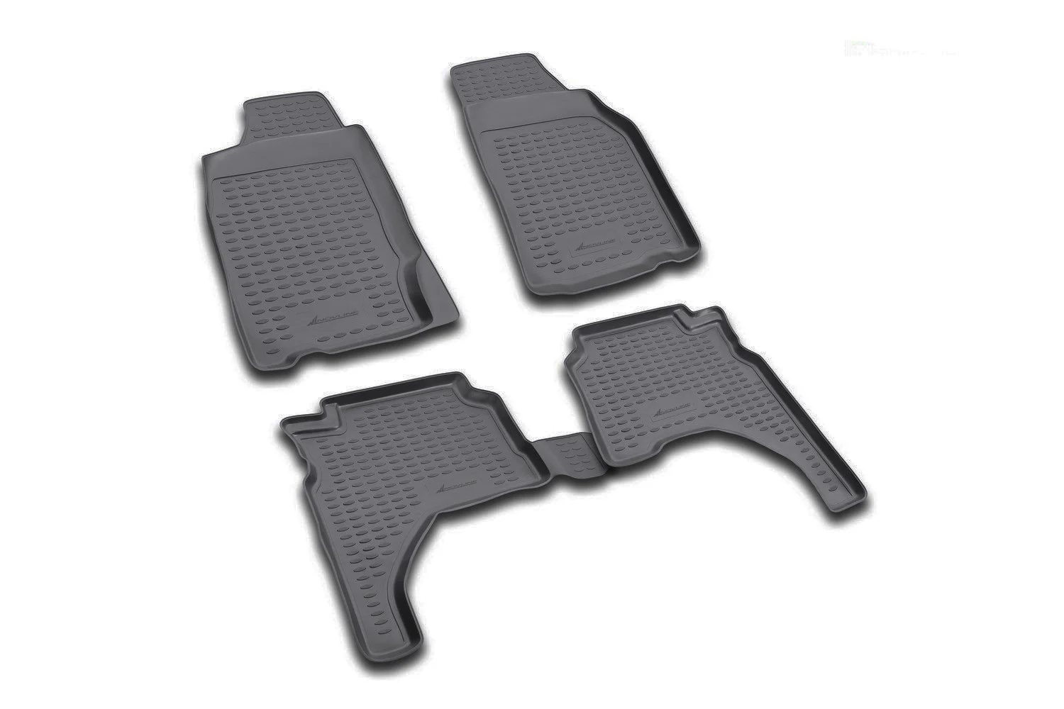 Φωτογραφία προϊόντος: Novline Mitsubishi L200 4D 1996-2005 Πατακια Μαρκε Λαστιχο Σκαφακια (ΜΑΥΡΟ) - 4 ΤΕΜ.