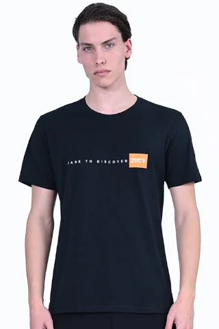 Φωτογραφία προϊόντος: Magnetic North Graphic Tee Dare To Discover T-shirt Black 24004black