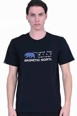 Φωτογραφία προϊόντος: Magnetic North Graphic Tee Into The Wild T-shirt Black 24003black