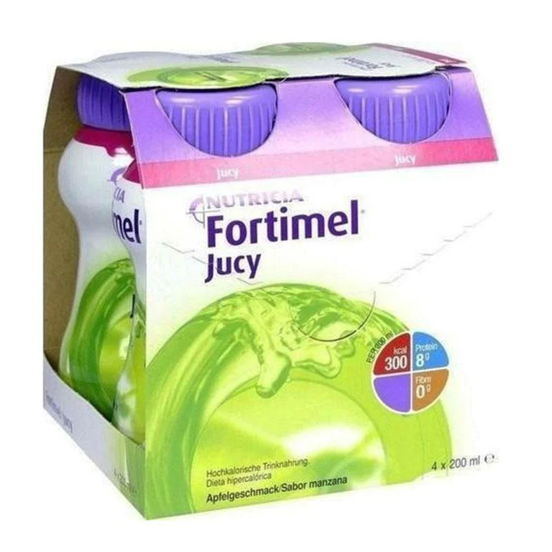 Φωτογραφία προϊόντος: Nutricia Fortimel Jucy Μήλο 8g Protein 4 × 200ml