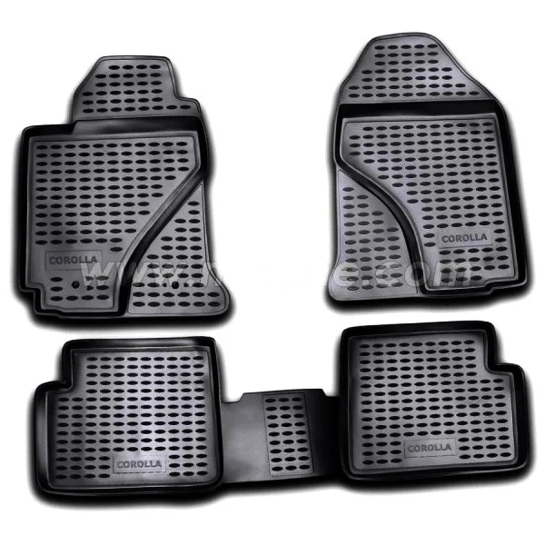 Φωτογραφία προϊόντος: Toyota Corolla 2002-2007 Μαρκε Πατακια Σε Σκαφη Novline (ΜΑΥΡΟ) - 4 ΤΕΜ.