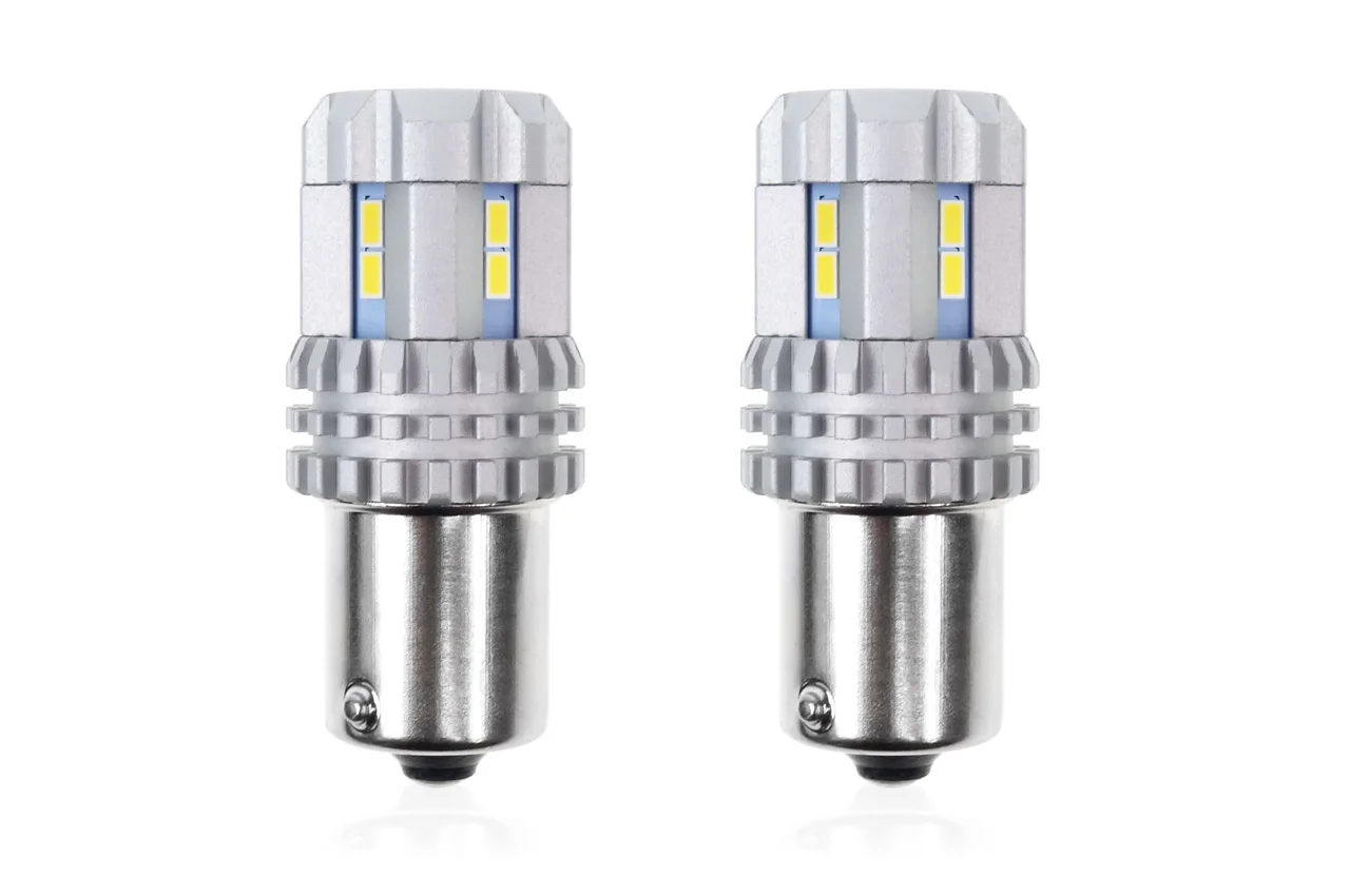 Φωτογραφία προϊόντος: AMIO P21W BA15s 12/24V 22LED Smd Ultrabright Canbus Λευκο 2ΤΕΜ.