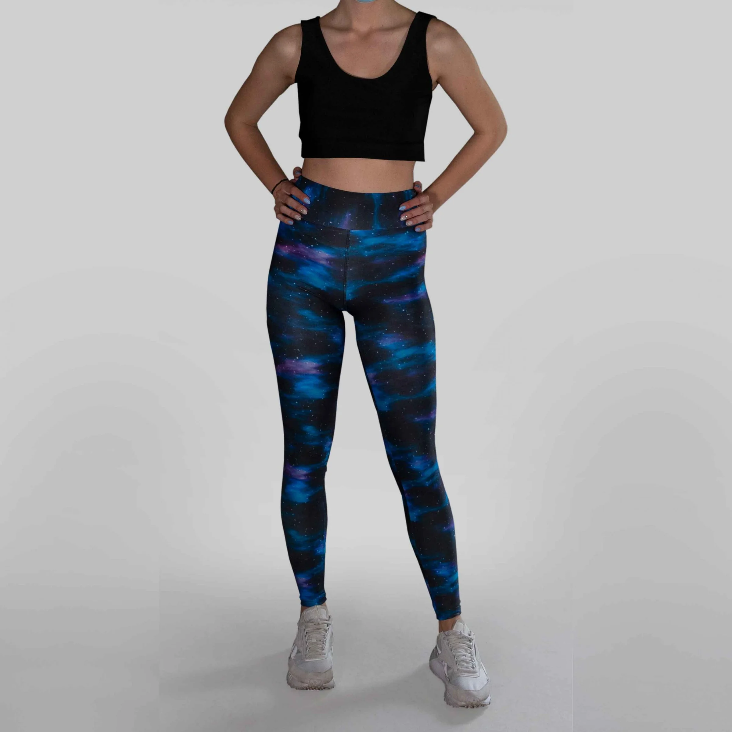 Φωτογραφία προϊόντος: LUCKYJOJO Space Blue Print Leggings by Lucky Jojo