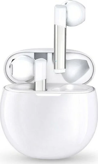 Φωτογραφία προϊόντος: Fineblue J3 Pro Earbud Bluetooth Handsfree Ακουστικά με Θήκη Φόρτισης Λευκά