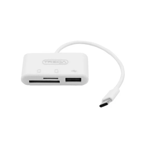 Φωτογραφία προϊόντος: OEM Treqa USB-5-TC Card Reader USB 2.0 για SD Λευκό