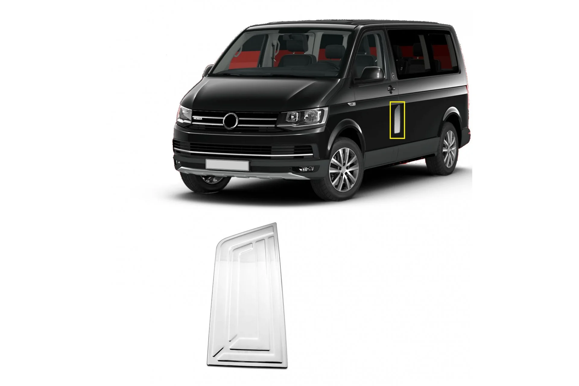 Φωτογραφία προϊόντος: Vw T6 Transporter 2015+ Ταπα Βενζινης Χρωμιο S-DIZAYN - 1 TEM.