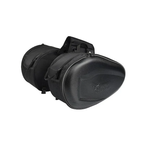Φωτογραφία προϊόντος: OEM MotoCentric Saddle Bag Carbon Σετ Σαμάρια Μοτοσυκλέτας 58lt σε Μαύρο Χρώμα MC-0096