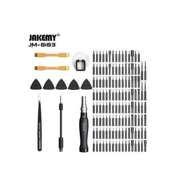 Φωτογραφία προϊόντος: OEM Jakemy Κατσαβίδι με 145 Εναλλασσόμενες Μύτες JM-8183