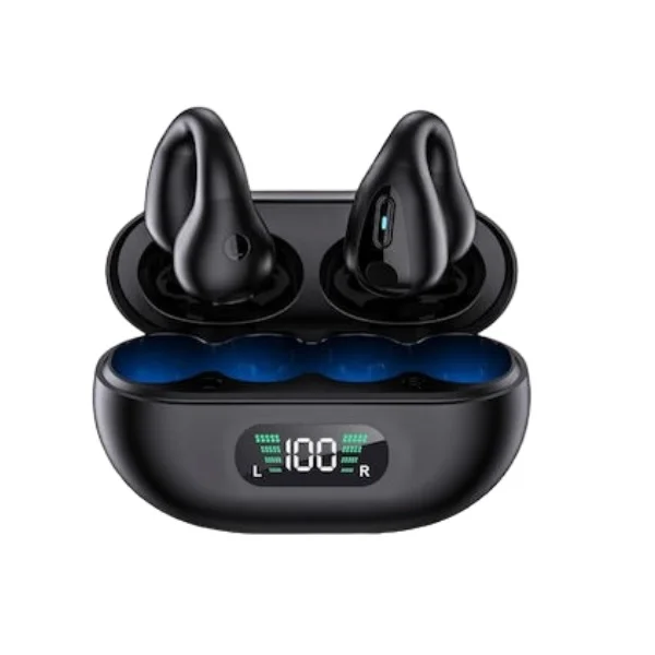 Φωτογραφία προϊόντος: OEM YYK-Q80 In-ear Bluetooth Handsfree Ακουστικά με Αντοχή στον Ιδρώτα και Θήκη Φόρτισης Μαύρα
