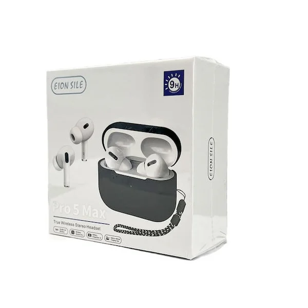 Φωτογραφία προϊόντος: OEM Eion Sile Pro 5 Max In-ear Bluetooth Handsfree Ακουστικά με Θήκη Φόρτισης Λευκά 49431017