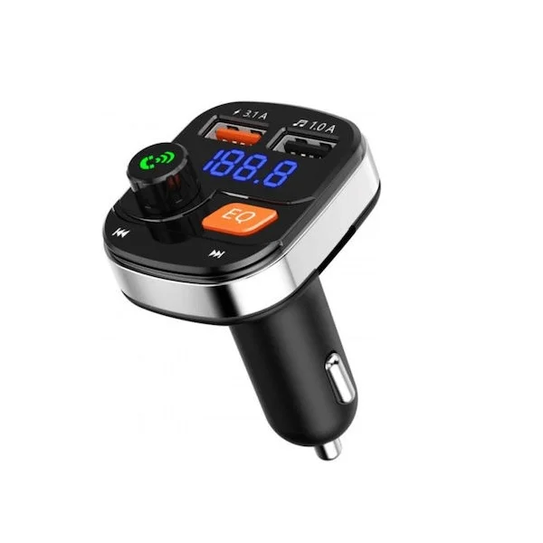 Φωτογραφία προϊόντος: Andowl Q-C58, Wireless FM Transmitter + USB Car Charger + Car MP3 Player με υποδοχή κάρτας μνήμης