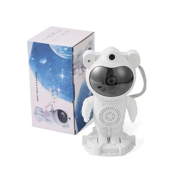 Φωτογραφία προϊόντος: OEM Factory Led Παιδικό Φωτιστικό Projector με Προβολή Αστεριών Λευκό MD091