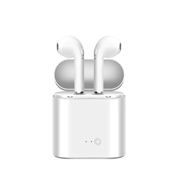 Φωτογραφία προϊόντος: OEM TWS i7s Earbud Bluetooth Handsfree Ακουστικά με Θήκη Φόρτισης Λευκά